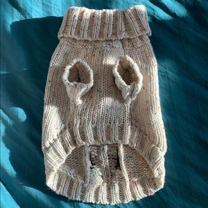 Parklane Pup Cody knitted jumper: country cream size XS